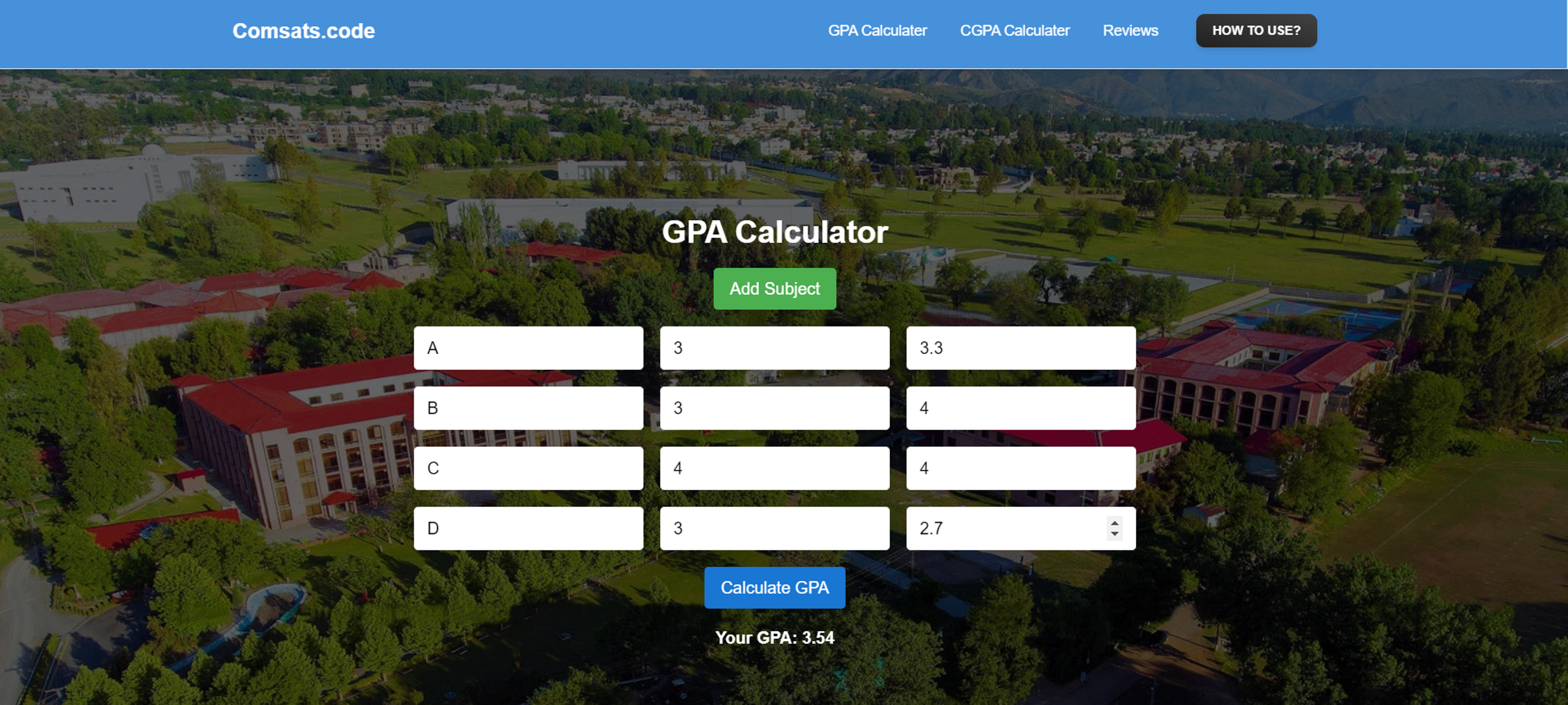 GPA and CGPA Calculator Image 5